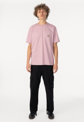 Carhartt WIP – Pocket Hortensia – T-Shirt – Lila – XXL – 100% Baumwolle
