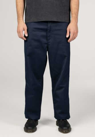 Carhartt WIP – Simple Rinsed Dark Navy – Hose – gid://shopify/Metaobject/122014793965 – W38 / L34 – 65% Polyester, 35% Baumwolle