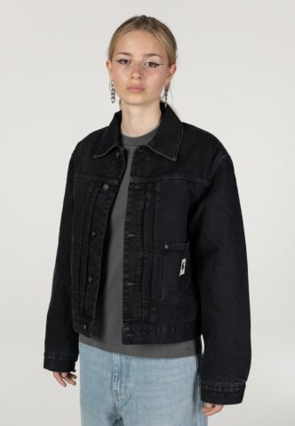 Carhartt WIP – W‘ Belmar Stone Washed Black – Jacke – Schwarz – XS – 100% Baumwolle