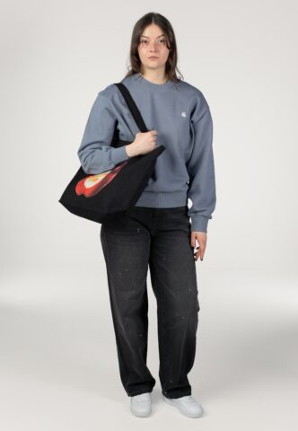 Carhartt WIP – W‘ Casey Shady Blue/Silver – Sweater – Blau – XS – 100% Baumwolle