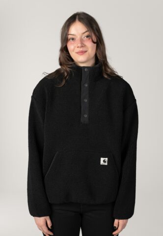 Carhartt WIP – W‘ Elliot High Neck Liner Black/Black – Jacke – Schwarz – S – 100% Polyester