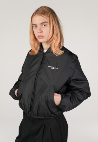 Carhartt WIP – W‘ Kane Liner Black/White – Jacke – Schwarz – XS – Außenmaterial: 100% Nylon; Futter: 100% Nylon; Wattierung: 100% Polyester