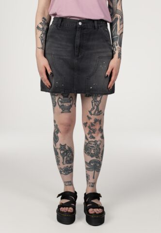 Carhartt WIP – W‘ Maeve Double Knee Destroy Wash Black – Rock – Schwarz – XS – 100% Baumwolle