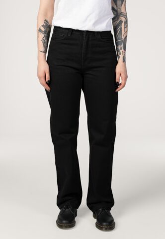 Carhartt WIP – W‘ Noxon Rinsed Black – Jeans – Schwarz – W27 – 100% Baumwolle