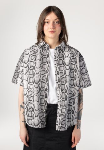 Carhartt WIP – W‘ Snake Camo – Hemd – Tarnfarben – S – 100% Baumwolle