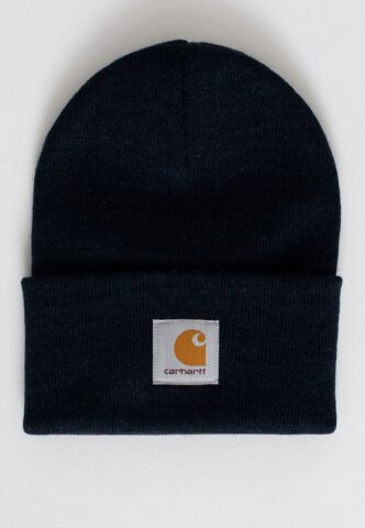 Carhartt WIP – Acrylic Watch Dark Navy Heather – Beanie – Blau – Onesize – 100% Polyacryl