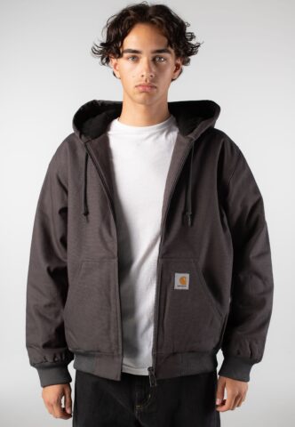 Carhartt WIP – Active Rigid Graphite – Jacke – Grau – XL – 100% Baumwolle