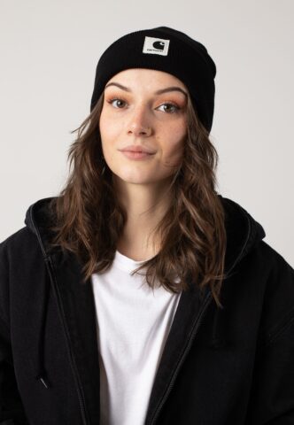 Carhartt WIP – W‘ Ashley Black – Beanie – Schwarz – Onesize – 100% Polyacryl