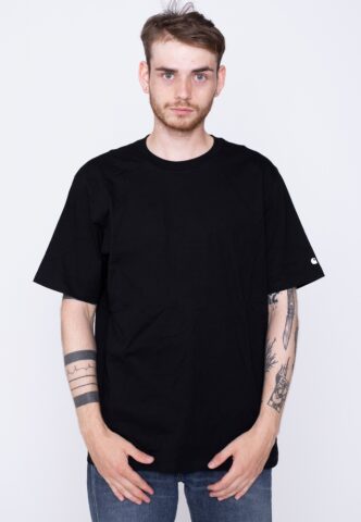 Carhartt WIP – Base Black/White – T-Shirt – Schwarz – M – 100% Baumwolle