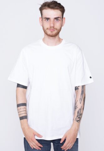 Carhartt WIP – Base White/Black – T-Shirt – Weiß – L – 100% Baumwolle