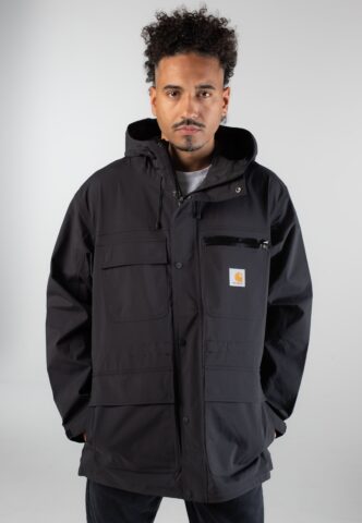 Carhartt WIP – Bowden Black/Black – Jacke – Schwarz – XL – 95% Nylon, 5% Elastan