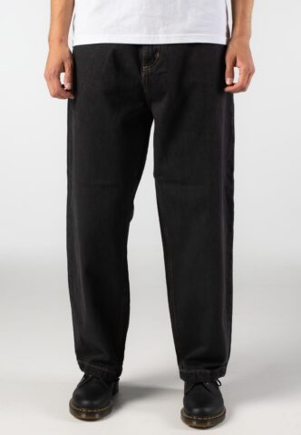 Carhartt WIP – Brandon Black Stone Washed – Jeans – Schwarz – XL – 100% Baumwolle