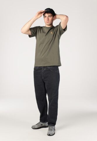 Carhartt WIP – Chase Leaf/Gold – T-Shirt – Grün – XXL – 100% Baumwolle