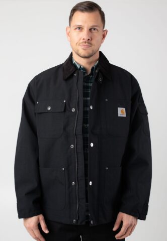 Carhartt WIP – Clapton Black/Black – Jacke – Schwarz – L – 100% Nylon