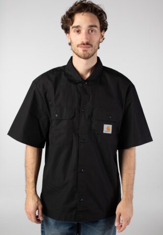 Carhartt WIP – Craft Black – Hemd – Schwarz – L – 65% Polyester, 35% Baumwolle