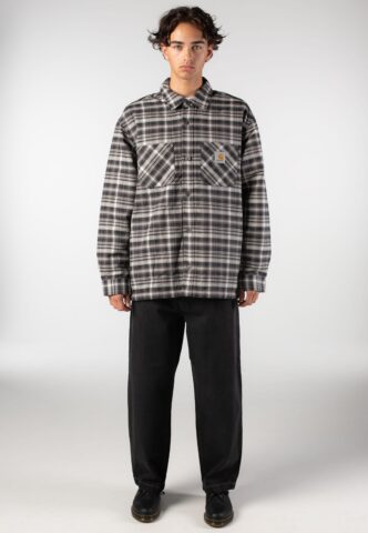 Carhartt WIP – Cronyn Check Porphyry – Jacke – Grau – M – 65% Baumwolle, 35% Polyester