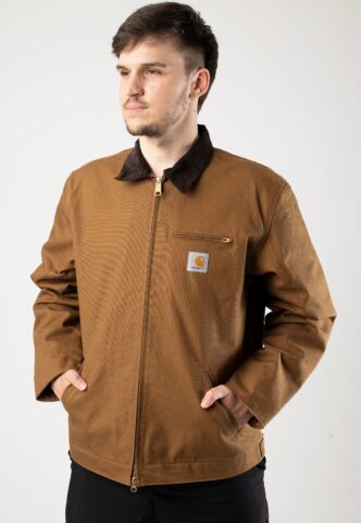 Carhartt WIP – Detroit Rigid Hamilton Brown/Tobacco – Jacke – Braun – XXL – 100% Baumwolle