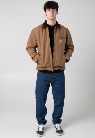 Carhartt WIP – Detroit Rinsed Hamilton Brown/Tobacco – Jacke – Braun – XXL – 100% Bio-Baumwolle