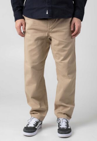 Carhartt WIP – Flint Garment Dyed Wall – Hose – Weiß – XL – 100% Bio-Baumwolle