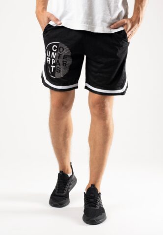Counterparts – Circle Striped – Shorts – Schwarz – S – 100% Polyester