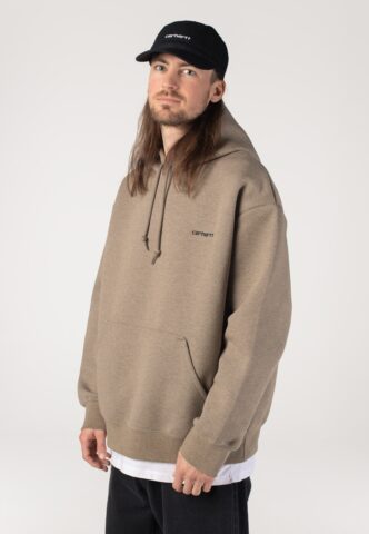 Carhartt WIP – Hooded Alda Brass/Black – Hoodie – Braun – XL – 75% Baumwolle, 25% Polyester