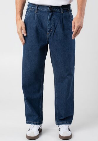 Carhartt WIP – Jace Stone Washed Blue – Hose – Blau – W32 – 100% Baumwolle