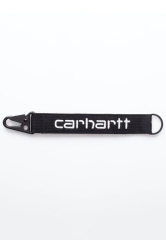 Carhartt WIP – Jaden Black/White – Schlüsselanhänger – Schwarz – Onesize – 100% Polyester
