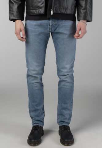 Carhartt WIP – Klondike Mills Blue Worn Bleached – Jeans – Blau – W36 / L32 – 99% Baumwolle, 1% Elastan