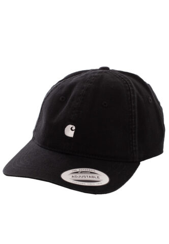 Carhartt WIP – Madison Logo Black/White – Cap – Schwarz – Onesize – 100% Baumwolle