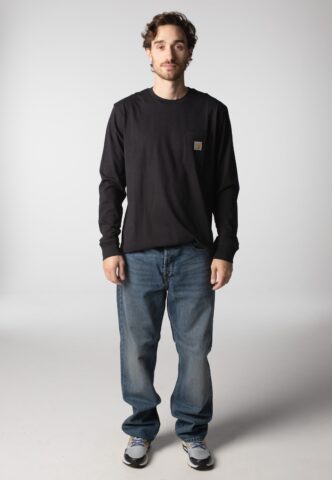 Carhartt WIP – Marlow Dark Used Wash Blue – Jeans – Blau – W32 / L32 – 100% Baumwolle