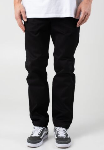 Carhartt WIP – Master Rinsed Black – Hose – Schwarz – W30 / L32 – 65% Polyester, 35% Baumwolle
