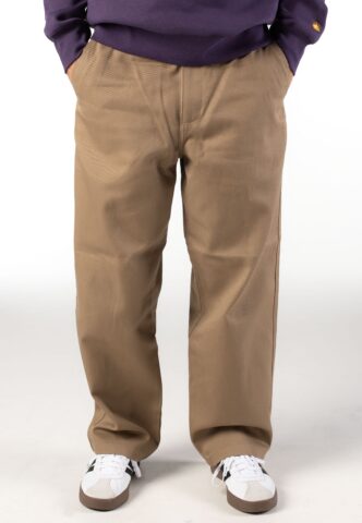Carhartt WIP – Module Pant Rigid Leather – Hose – Braun – W34 – 100% Baumwolle