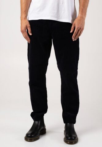 Carhartt WIP – Newel Rinsed Dark Navy – Hose – Blau – W34 – 100% Baumwolle