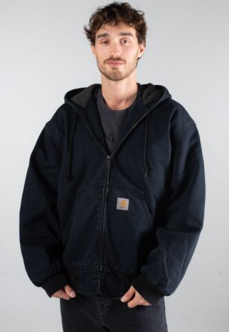 Carhartt WIP – OG Active Midnight Wash Blue – Jacke – Blau – XXL – 100% Bio-Baumwolle