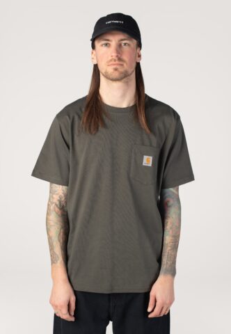Carhartt WIP – Pocket Oxide Green – T-Shirt – Grün – L – 100% Baumwolle
