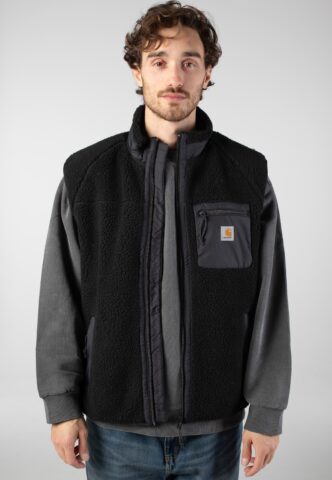 Carhartt WIP – Prentis Vest Liner Black/Black – Weste – Schwarz – M – 100% Polyester