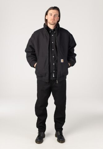 Carhartt WIP – Ravon Heavy Stone Wash Black – Jacke – Schwarz – XXL – 100% Baumwolle