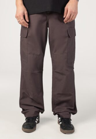 Carhartt WIP – Regular Cargo Rinsed Shale – Hose – Grau – W32 / L34 – 100% Baumwolle