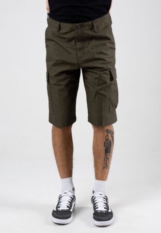 Carhartt WIP – Regular Rinsed Cypress – Shorts – Grün – W31 – 100% Baumwolle