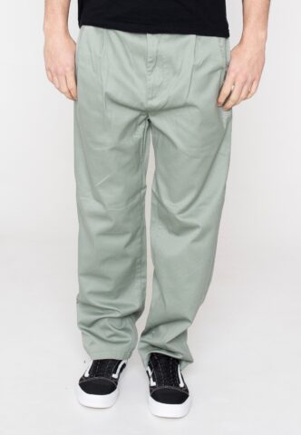 Carhartt WIP – Salford Rinsed Yucca – Hose – Grün – W36 – 100% Baumwolle