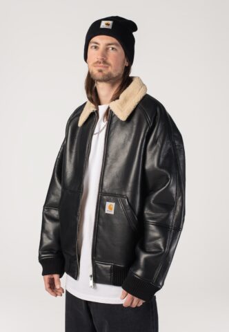 Carhartt WIP – Shepton Black/Natural – Jacke – Schwarz – L – gid://shopify/Metaobject/89298469101