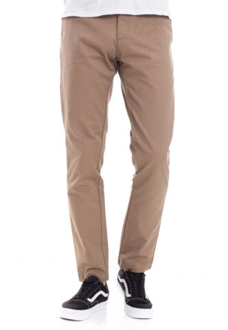 Carhartt WIP – Sid Lamar Twill Leather Rinsed – Hose – Beige – W30 / L32 – 46% Baumwolle, 38% Elastomultiester, 16% Polyester