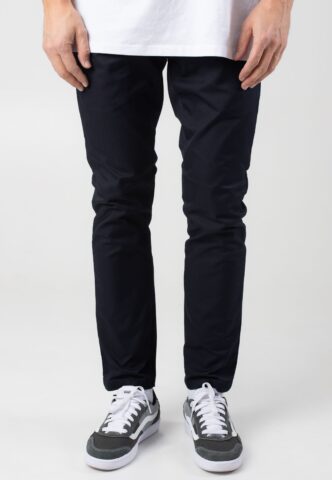 Carhartt WIP – Sid Rinsed Dark Navy – Hose – Blau – W31 / L32 – 46% Baumwolle, 38% Elastomultiester, 16% Polyester