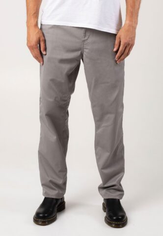 Carhartt WIP – Simple Rinsed Misty Grey – Hose – Grau – W38 / L34 – 65% Polyester, 35% Baumwolle