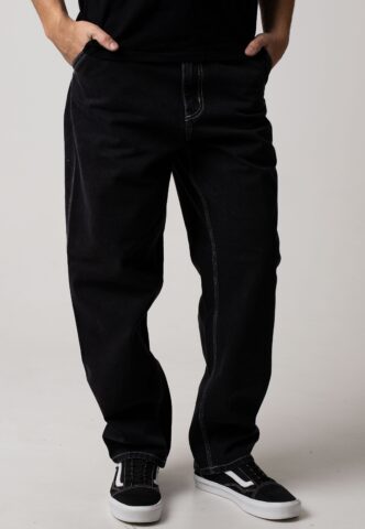 Carhartt WIP – Simple Stone Washed Black – Jeans – Schwarz – W28 / L32 – 100% Baumwolle
