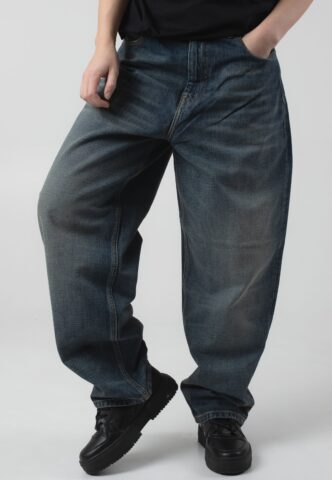 Carhartt WIP – W‘ Brandon Worn Used Wash Blue – Hose – Blau – L – 100% Baumwolle