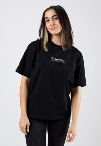 Carhartt WIP – W‘ Carhartt Please Black/White – T-Shirt – Schwarz – S – 100% Bio-Baumwolle