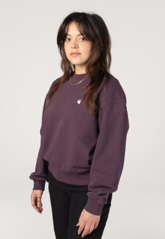 Carhartt WIP – W‘ Casey Cozy Purple/Silver – Sweater – Lila – XS – 100% Baumwolle
