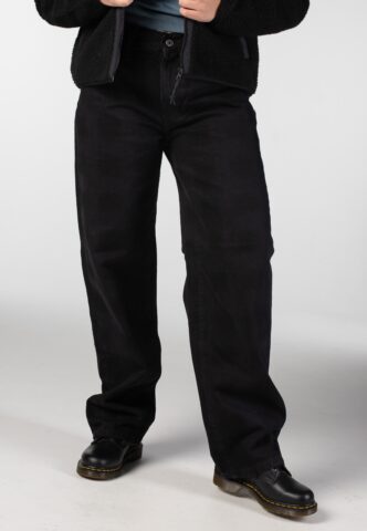Carhartt WIP – W‘ Everson Washed Print Black – Hose – Schwarz – W31 – 100% Baumwolle