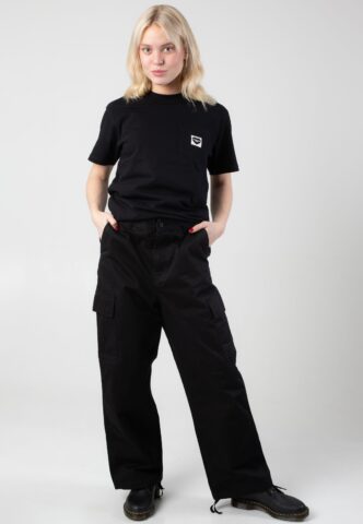 Carhartt WIP – W‘ Kingston Stone Washed Black – Hose – Schwarz – W30 – 100% Baumwolle